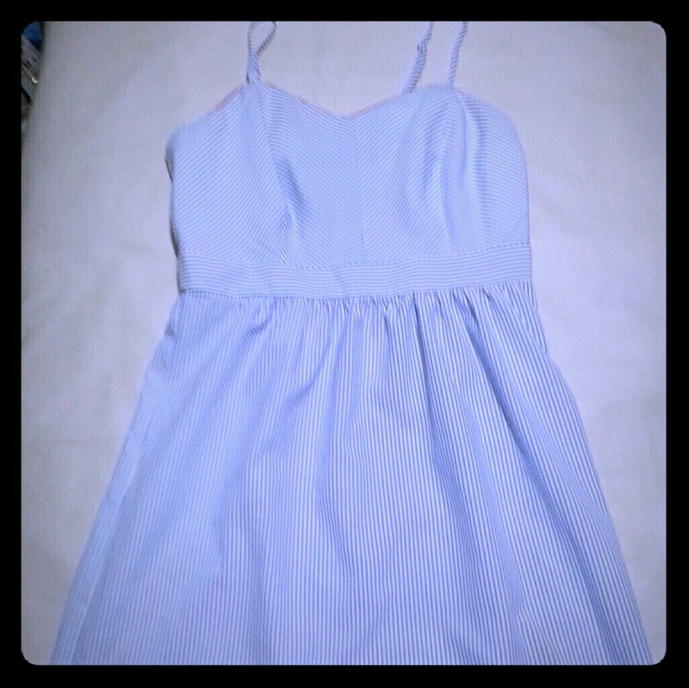 Spaghetti strap sundress cutout back with bow